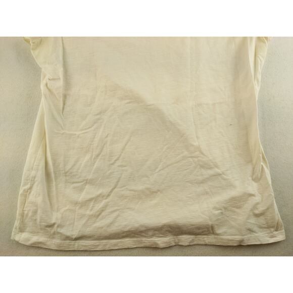 Womens Eddie Bauer T Shirt Embroidered Flowering Vine White Size L - Picture 7 of 12